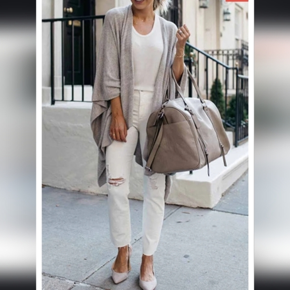 ⭐️40% Off⭐️ Oversized Batwing Sleeve Open Cardigan